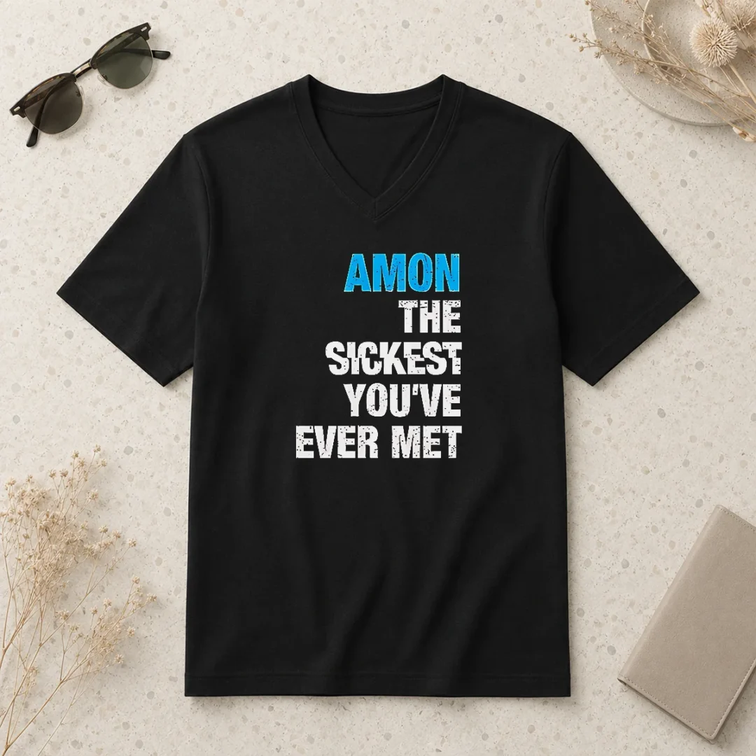 hot-amon-the-sickest-you-ve-ever-met-v-neck-shirt Hot Amon The Sickest You'Ve Ever Met V-Neck Shirt
