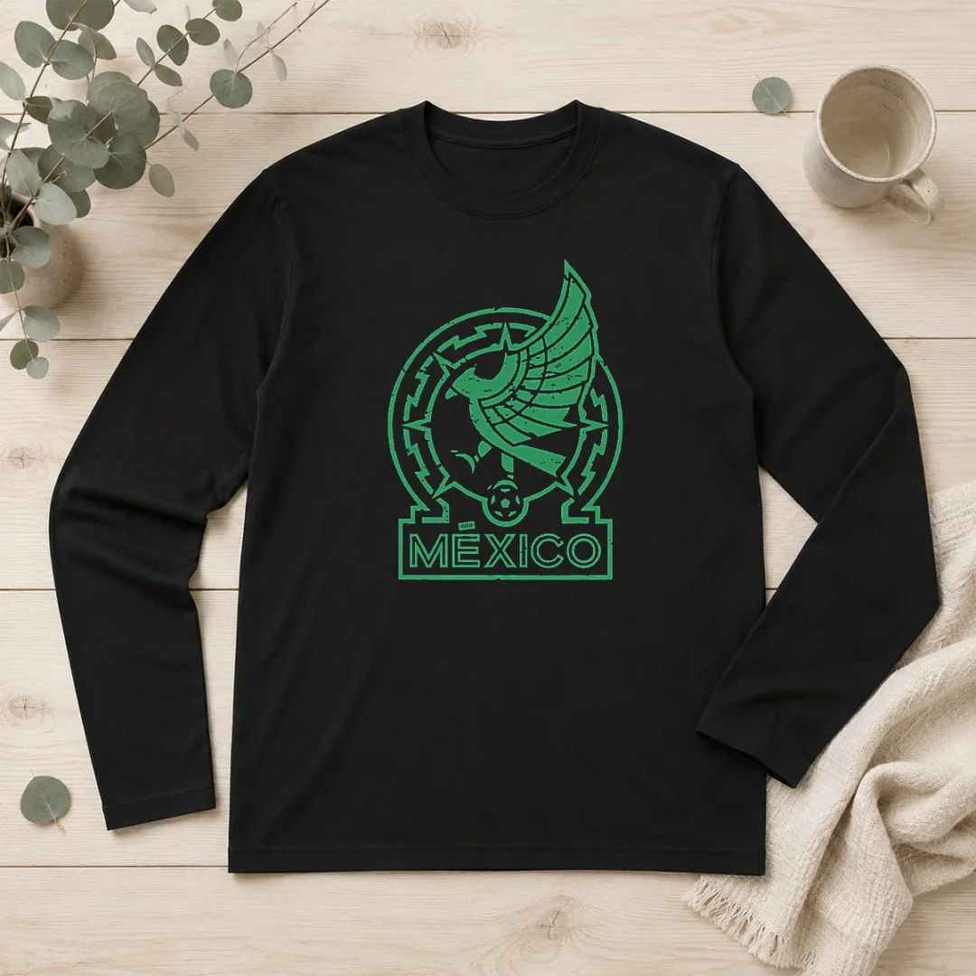 hot-awesome-mexico-soccer-long-sleeve-shirt Hot Awesome Mexico Soccer Long Sleeve Shirt