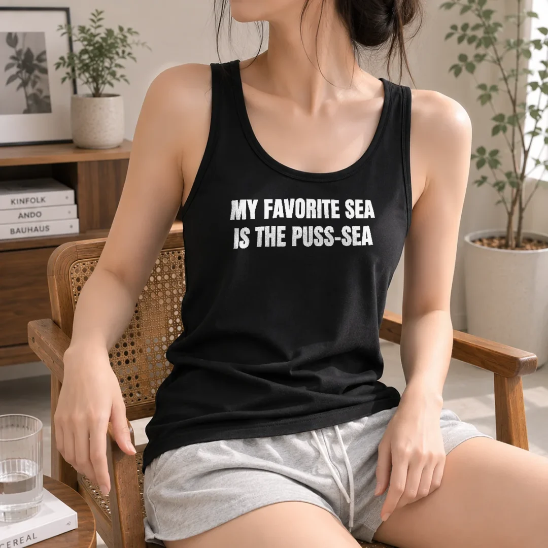 hot-awesome-my-favorite-sea-is-the-puss-sea-tank-top Hot Awesome My Favorite Sea Is The Puss Sea Tank Top