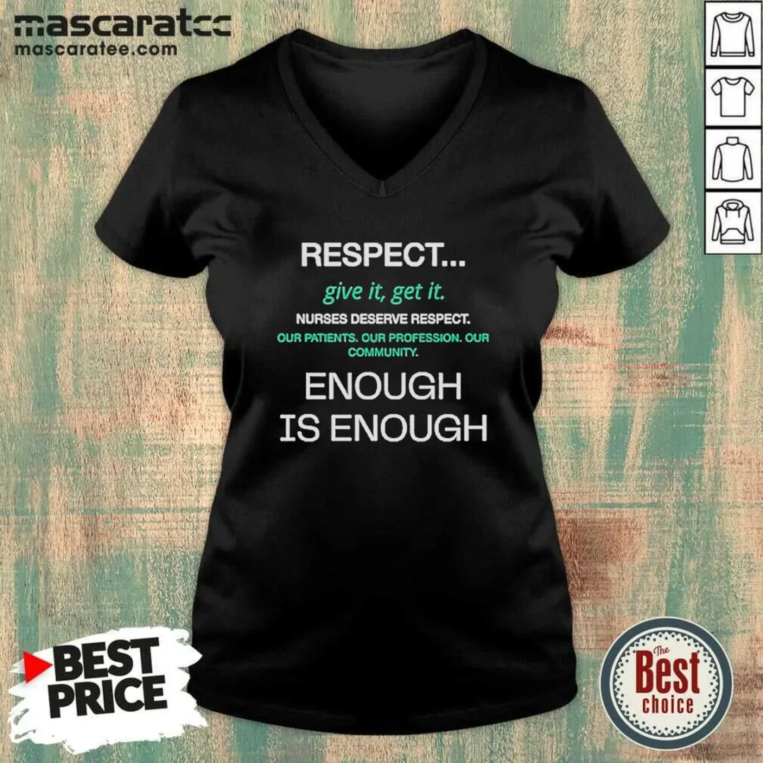 hot-awesome-respect-nurses-enough-is-enough-v-neck-shirt-v-neck-optimized Hot Awesome Respect Nurses Enough Is Enough V-Neck Shirt