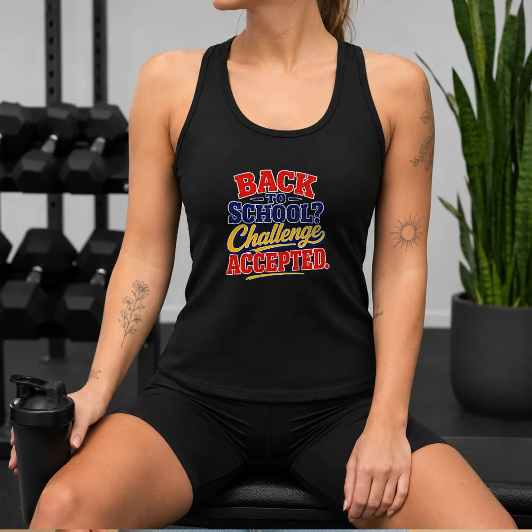 hot-back-to-school-challenge-accepted-vector-tank-top Hot Back To School Challenge Accepted Vector Tank Top