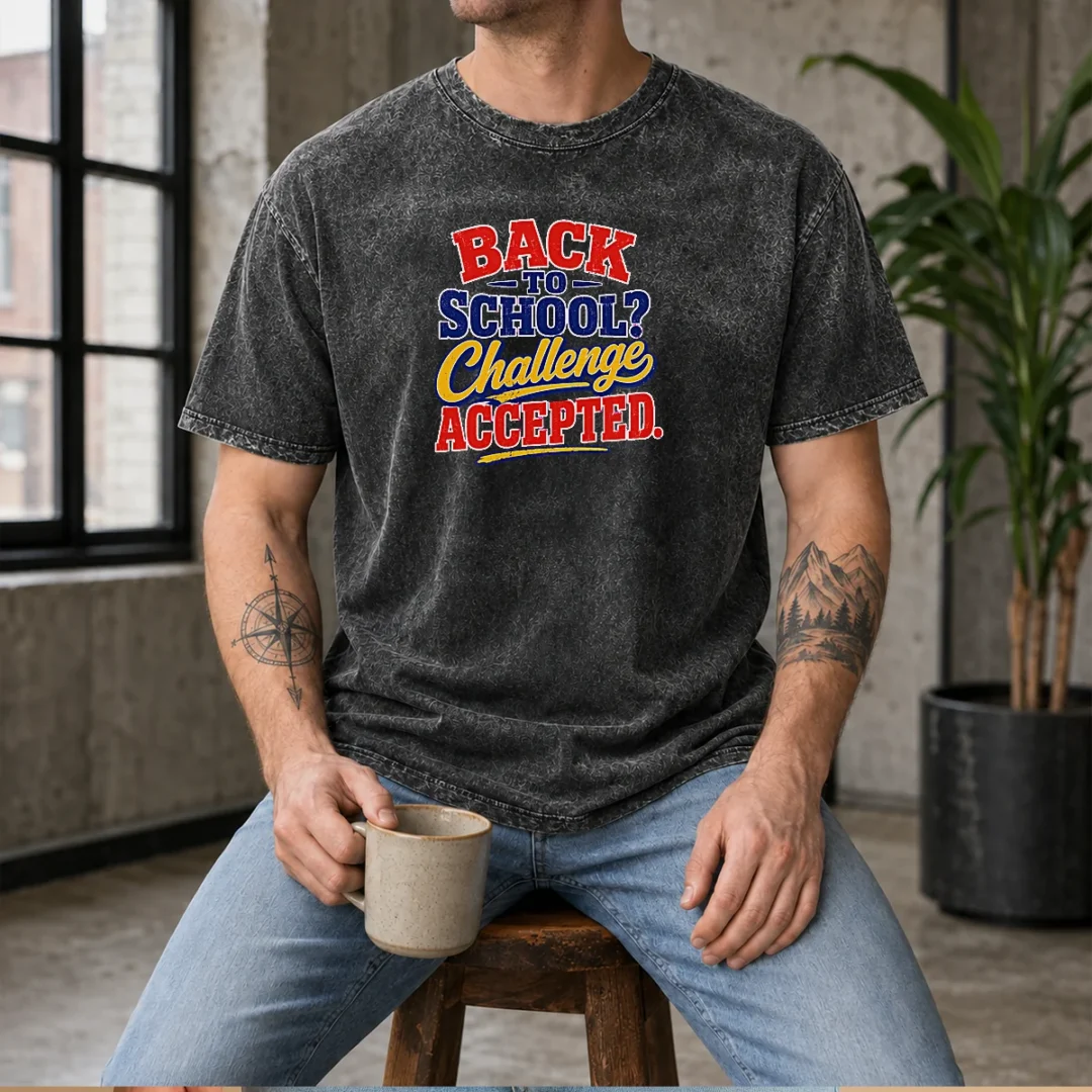 hot-back-to-school-challenge-accepted-vector-washed-t-shirt Hot Back To School Challenge Accepted Vector Washed T-Shirt