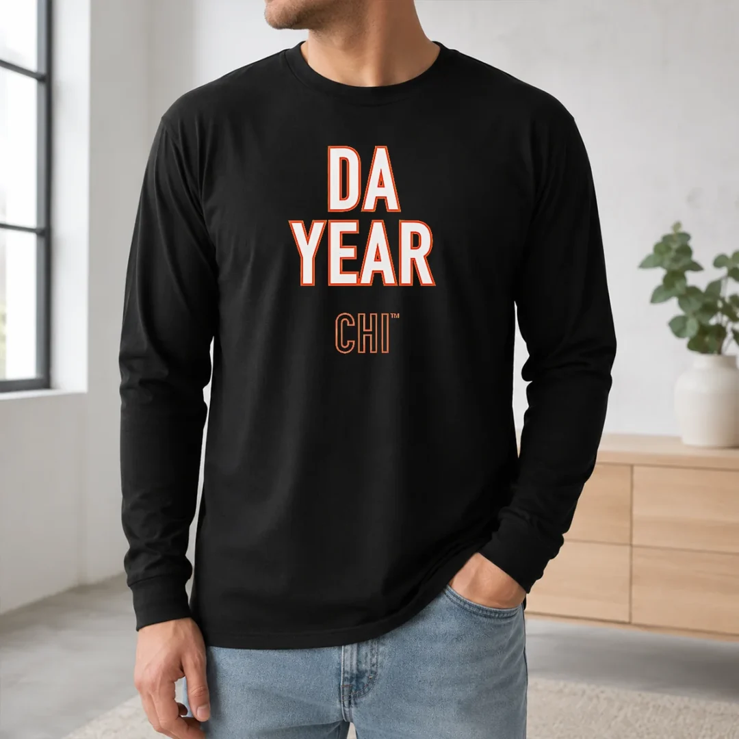 Hot Da Year Chi Chicago Bears Football Long Sleeve Shirt Hot Da Year Chi Chicago Bears Football Long Sleeve Shirt