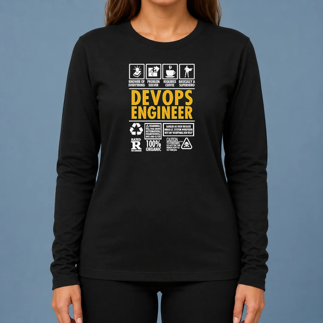 hot-devops-engineer-humorous-infographic-icons-knower-of-everything-superhero-long-sleeve-shirt-1 Hot Devops Engineer Humorous Infographic Icons Knower Of Everything Superhero Long Sleeve Shirt