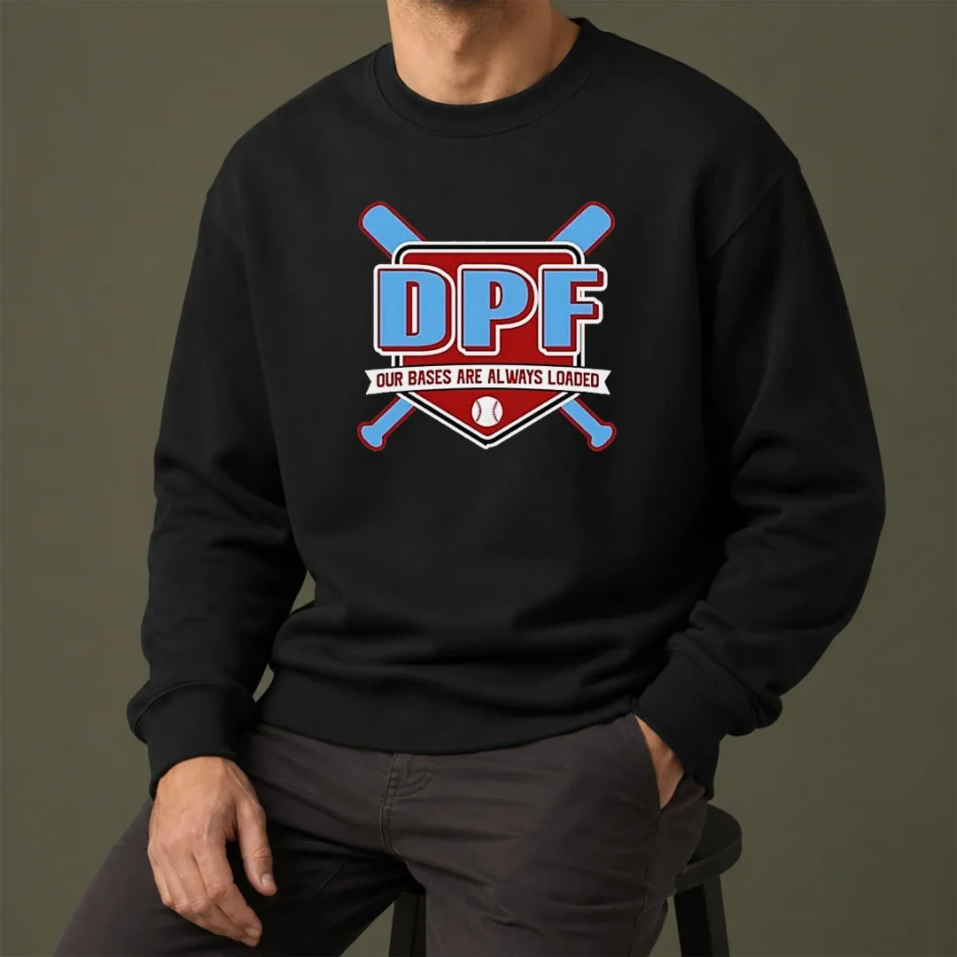 hot-dpf-our-bases-are-always-loaded-baseball-sweater Hot DPF Our Bases Are Always Loaded Baseball Sweater