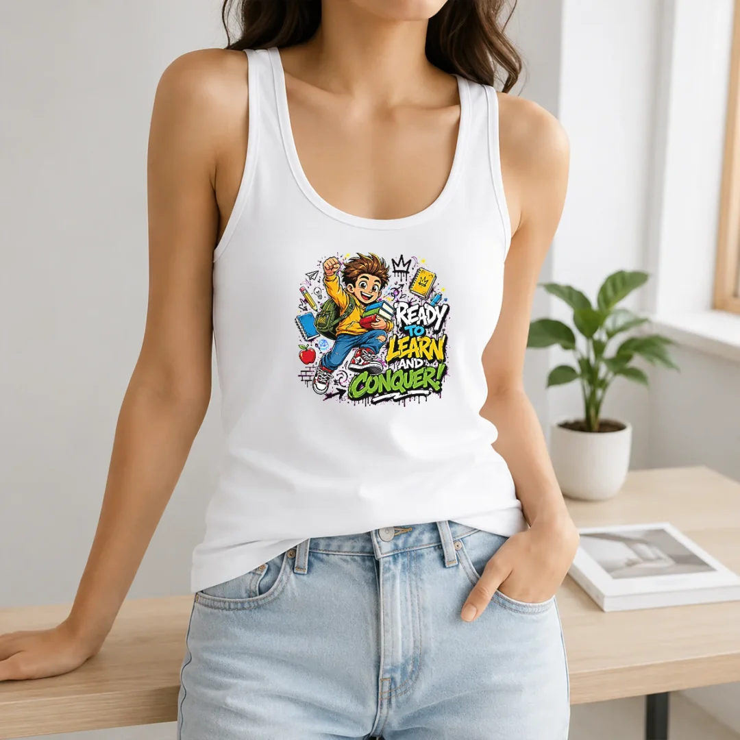 Hot Excited Student Ready To Learn Back To School Tank Top Hot Excited Student Ready To Learn Back To School Tank Top