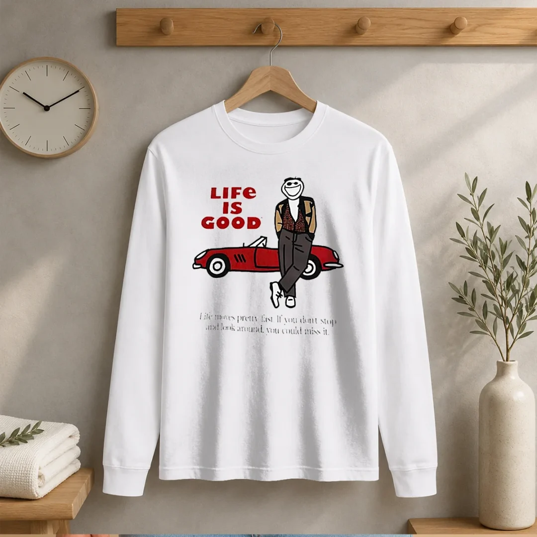 hot-ferris-bueller-life-is-good-life-moves-pretty-fast-if-you-do-not-stop-long-sleeve-shirt Hot Ferris Bueller Life Is Good Life Moves Pretty Fast If You Do Not Stop Long Sleeve Shirt
