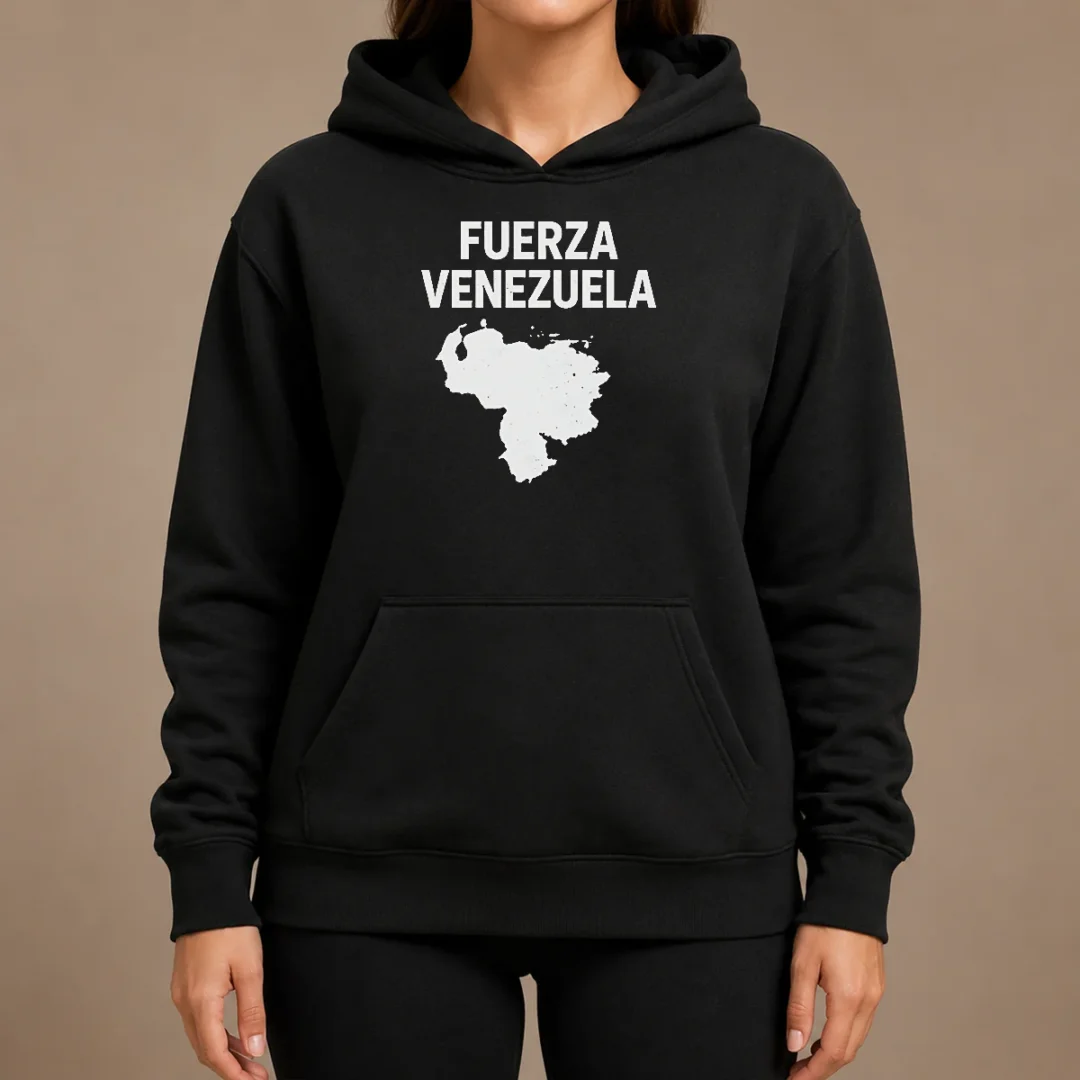 Hot Fuerza Venezuela Map Hoodie Hot Fuerza Venezuela Map Hoodie