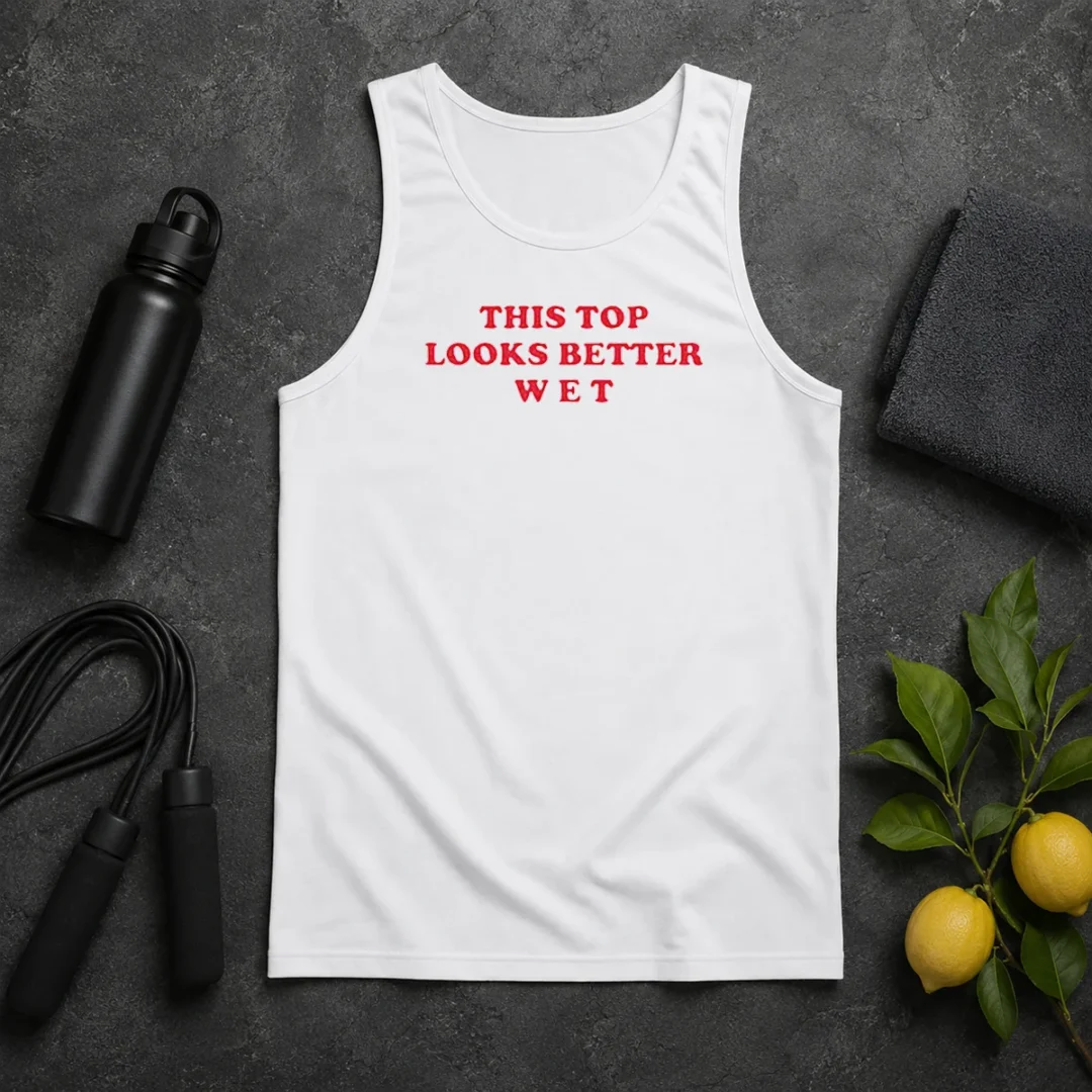 Hot Funny This Top Looks Better Wet Tank Top Hot Funny This Top Looks Better Wet Tank Top