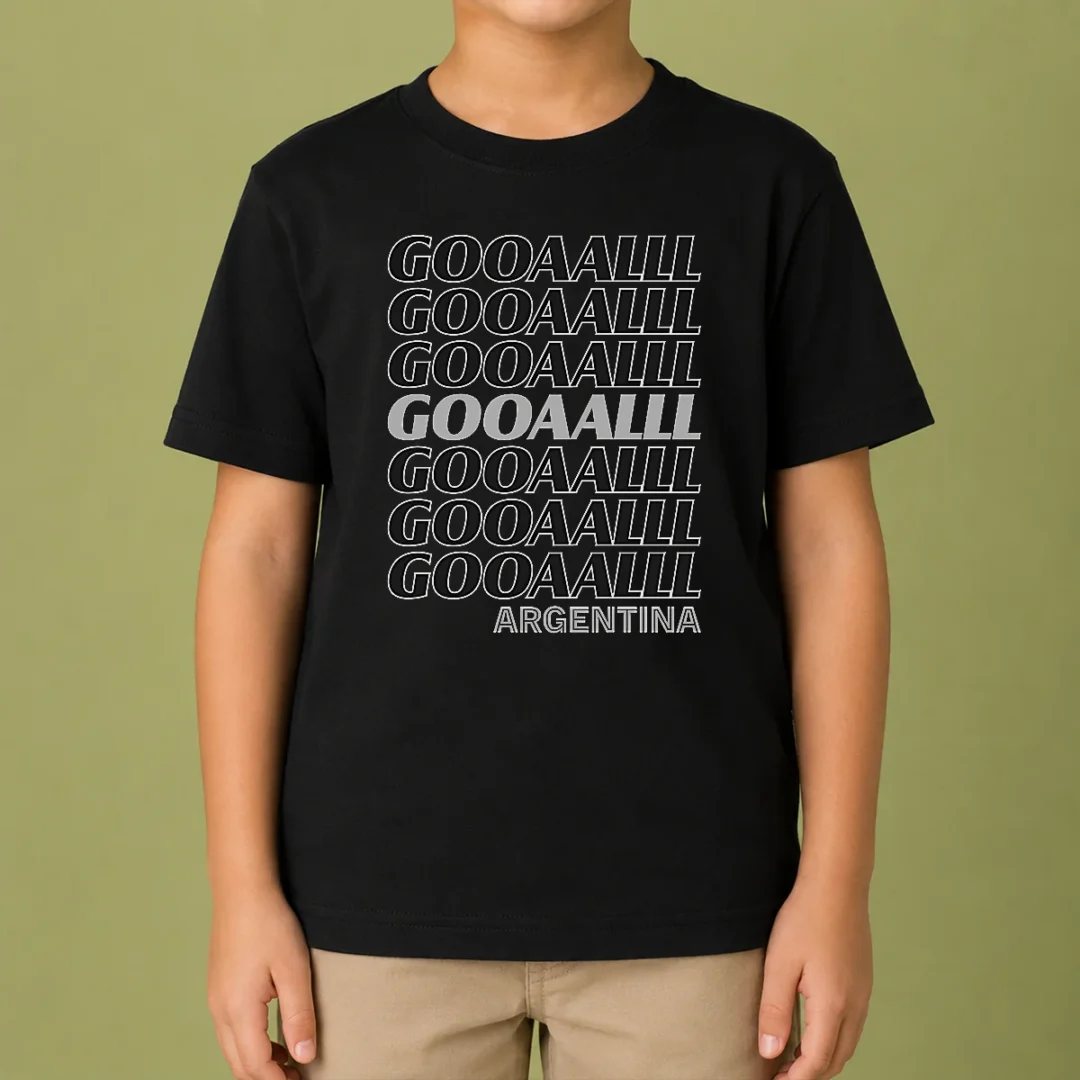 hot-gooaalll-soccer-argentina-fan-goal-kids-t-shirt Hot Gooaalll Soccer Argentina Fan Goal Kids T-Shirt