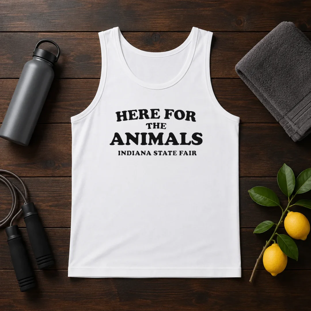 hot-here-for-the-animals-indiana-state-fair-tank-top Hot Here For The Animals Indiana State Fair Tank Top