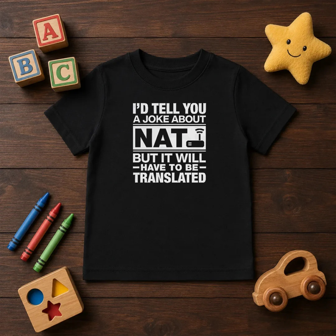 hot-i-d-tell-you-a-joke-about-nat-but-it-will-have-to-be-translated-kids-t-shirt Hot I'D Tell You A Joke About Nat But It Will Have To Be Translated Kids T-Shirt