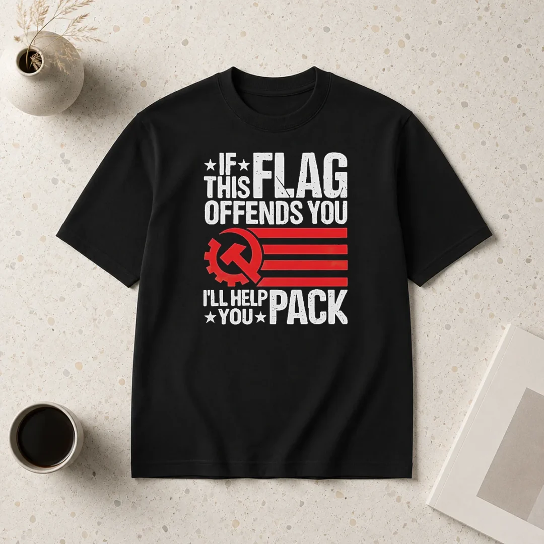 hot-if-this-flag-offends-you-i-ll-help-you-pack-flag-mashup-t-shirt-1 Hot If This Flag Offends You I'Ll Help You Pack Flag Mashup