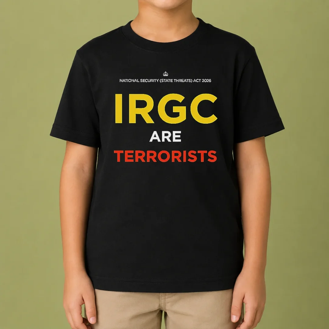 hot-irgc-are-terrorists-national-security-state-threats-act-2026-kids-t-shirt Hot IRGC Are Terrorists National Security State Threats Act 2026 Kids T-Shirt