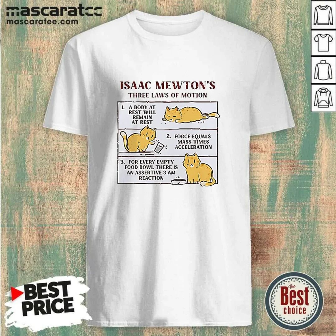 hot-isaac-mewton-s-three-laws-of-motion-cat-shirt-1 Hot Isaac Mewton'S Three Laws Of Motion Cat