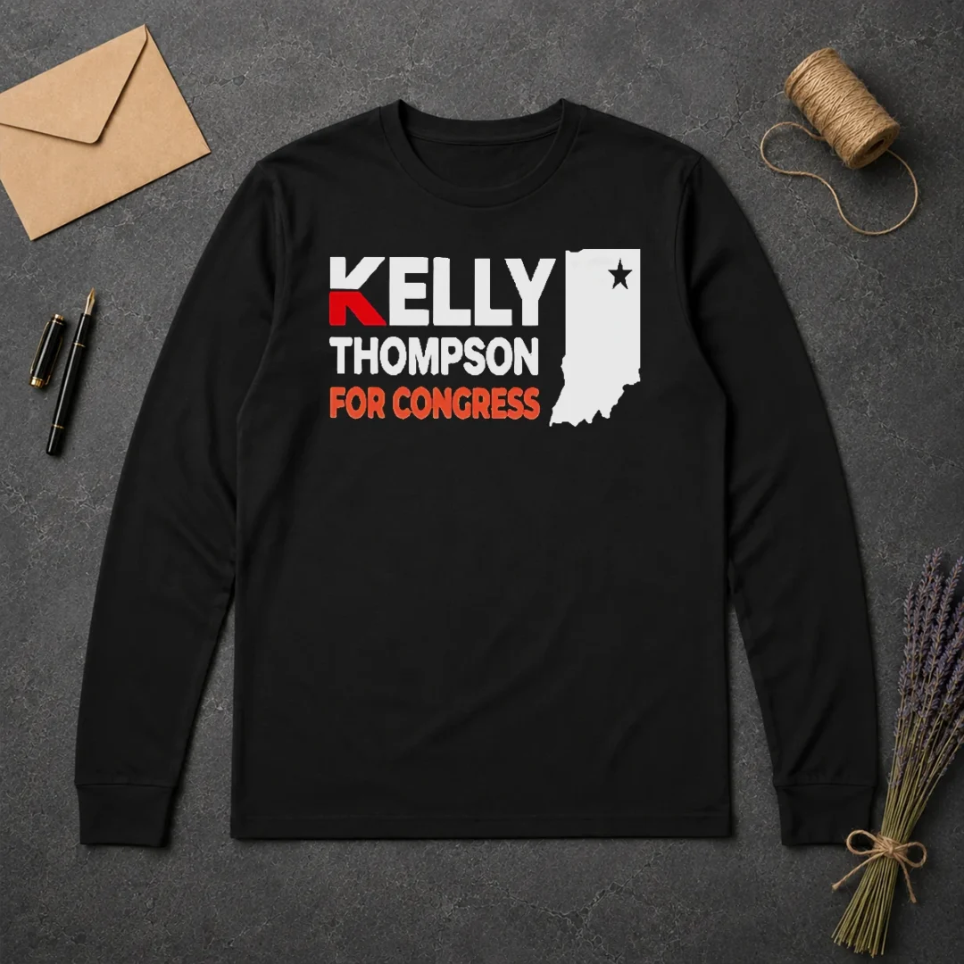 Hot Kelly Thompson For Congress Garment Dyed Long Sleeve Shirt Hot Kelly Thompson For Congress Garment Dyed Long Sleeve Shirt