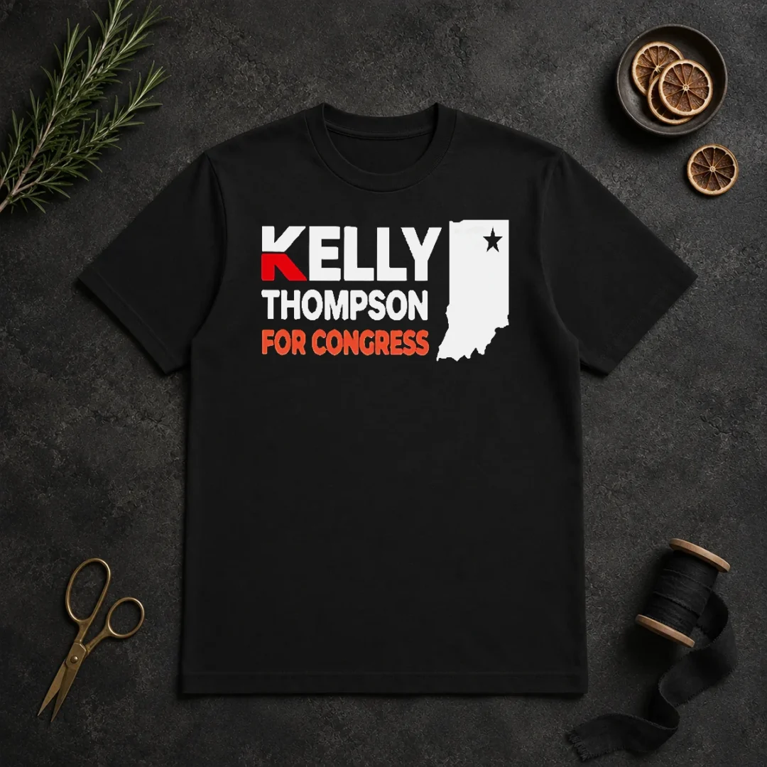 Hot Kelly Thompson For Congress Garment Dyed t shirt Hot Kelly Thompson For Congress Garment Dyed