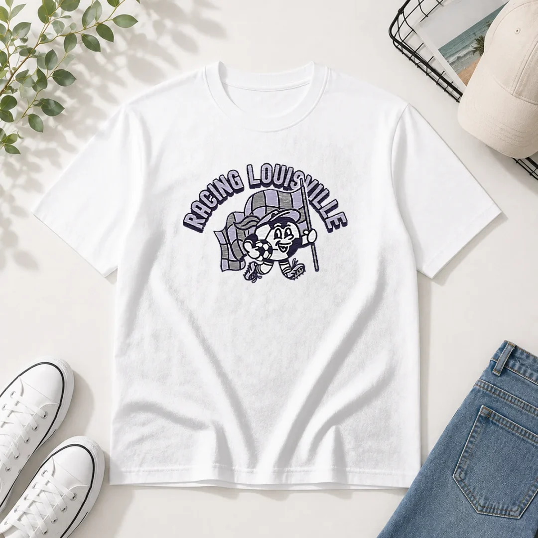 hot-kid-s-racing-louisville-soccer-player-grey-t-shirt Hot Kid'S Racing Louisville Soccer Player Grey