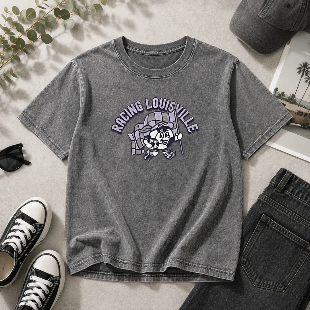 hot-kid-s-racing-louisville-soccer-player-grey-washed-t-shirt Hot Kid'S Racing Louisville Soccer Player Grey Washed T-Shirt
