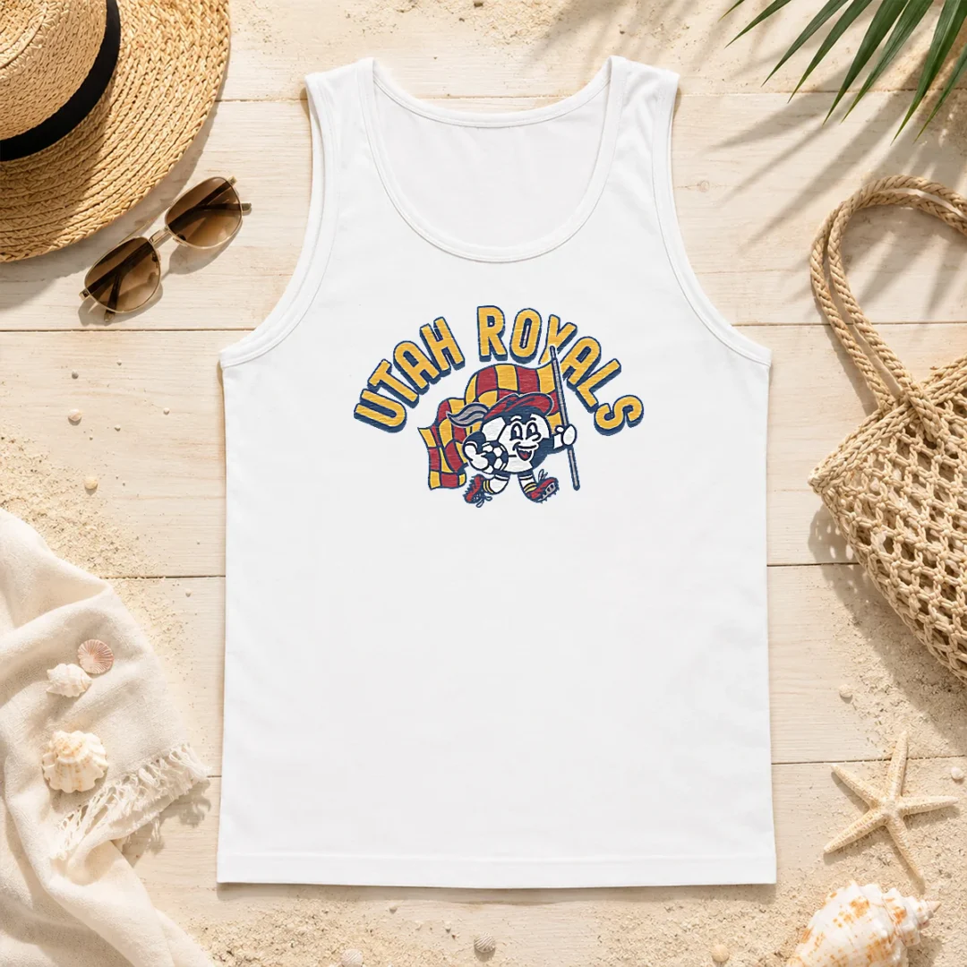 Hot Kid'S Utah Royals Soccer Player Grey Tank Top Hot Kid'S Utah Royals Soccer Player Grey Tank Top