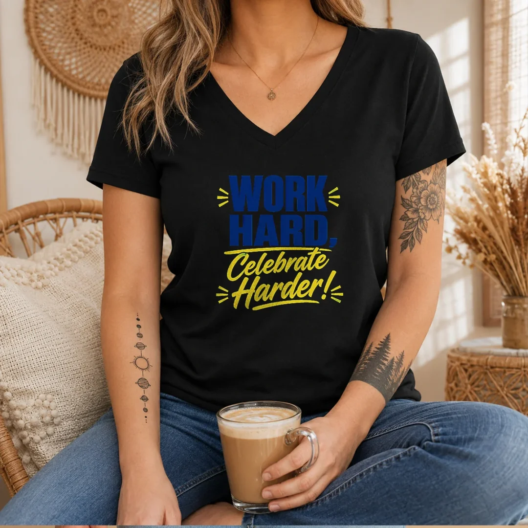 hot-labour-day-celebration-pride-minimalist-v-neck-shirt Hot Labour Day Celebration Pride Minimalist V-Neck Shirt