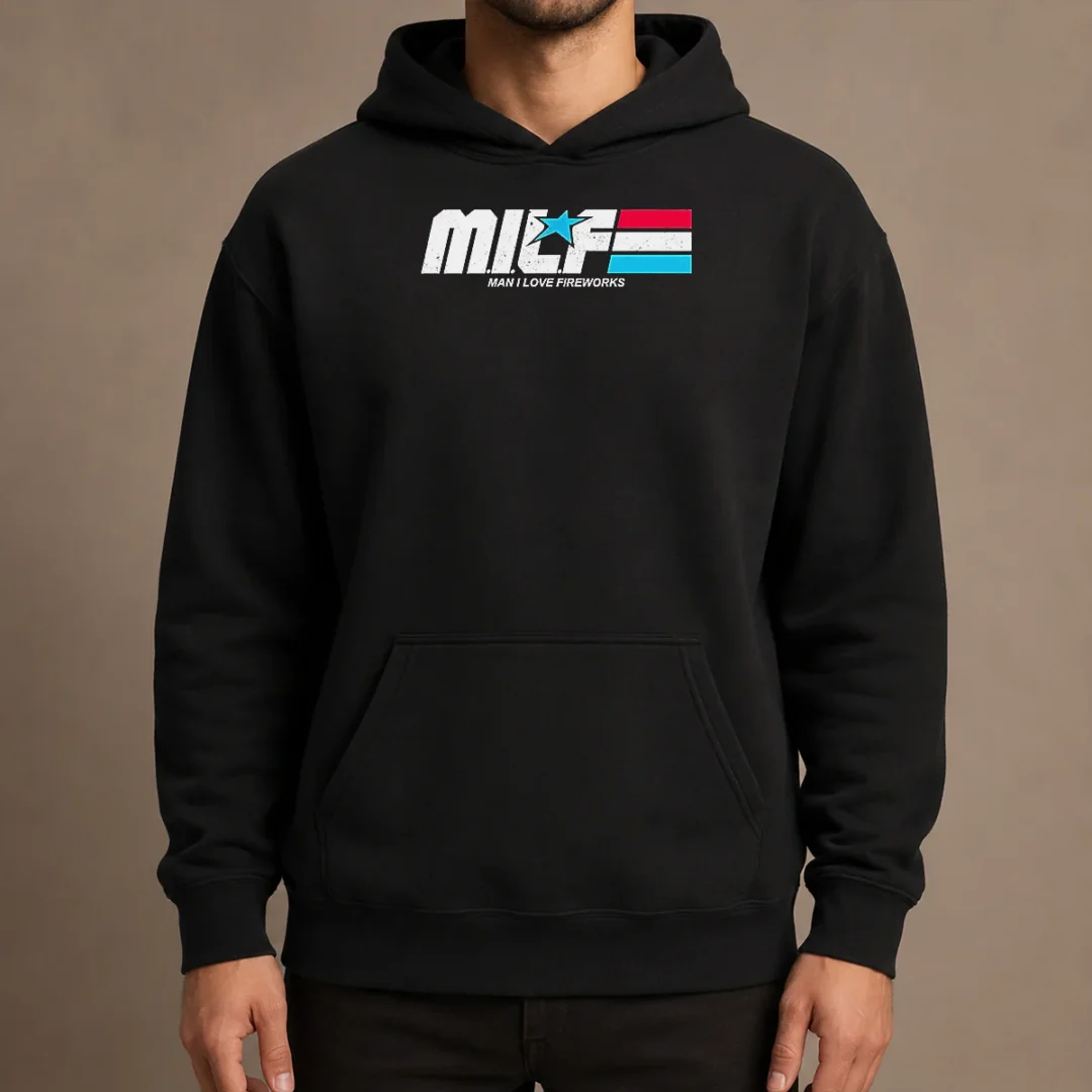 hot-m-i-l-f-man-i-love-fireworks-patriotic-holiday-hoodie Hot M.I.L.F. Man I Love Fireworks Patriotic Holiday Hoodie