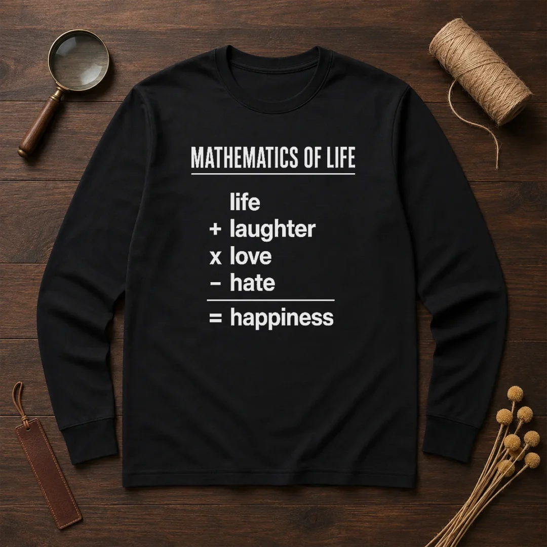 hot-mathematics-of-life-long-sleeve-shirt Hot Mathematics Of Life Long Sleeve Shirt