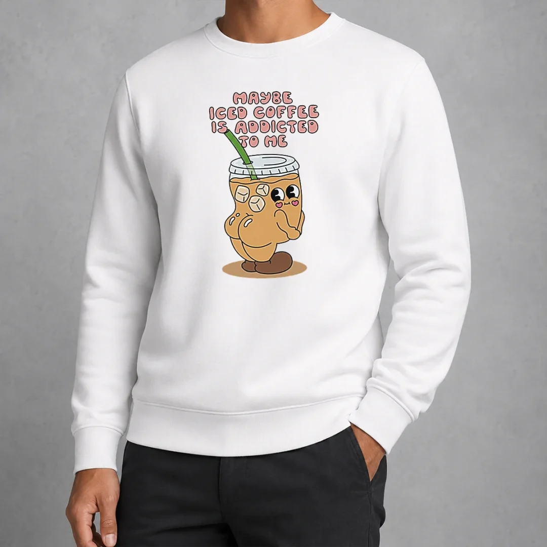 hot-maybe-iced-coffee-is-addicted-to-me-caffeine-addict-sweater Hot Maybe Iced Coffee Is Addicted To Me Caffeine Addict Sweater
