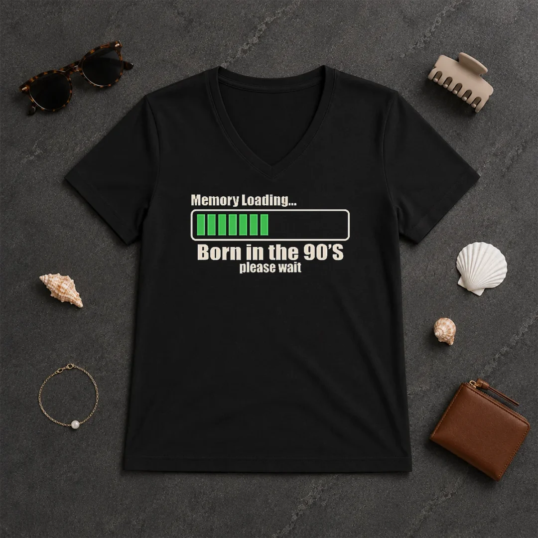 Hot Memory Loading V Neck Shirt Hot Memory Loading V-Neck Shirt