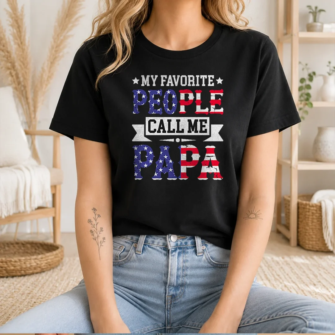 hot-my-favorite-people-call-me-papa-t-shirt-1 Hot My Favorite People Call Me Papa t shirt in black, crew neck, short sleeve casual wear for men