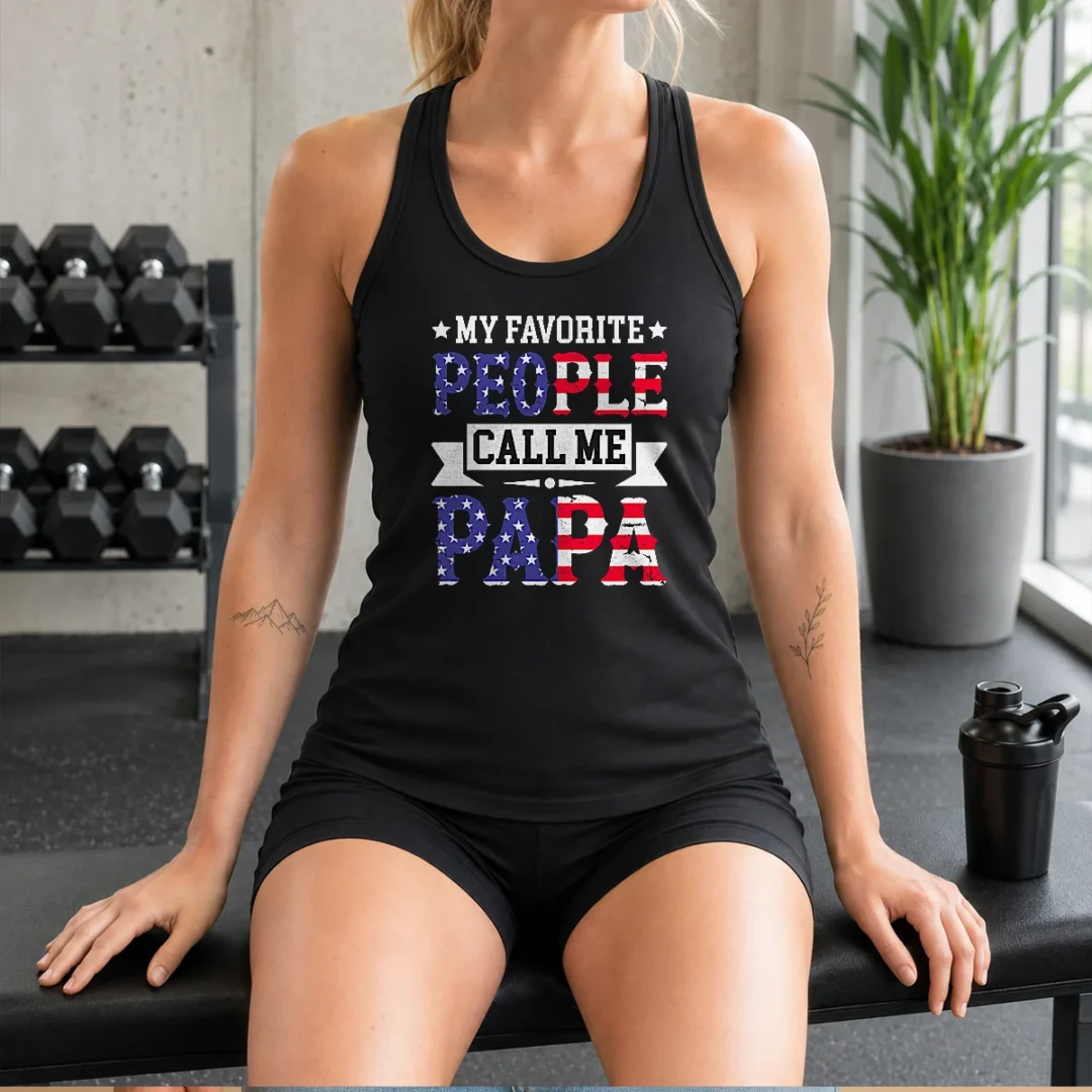 hot-my-favorite-people-call-me-papa-tank-top Hot My Favorite People Call Me Papa Tank Top