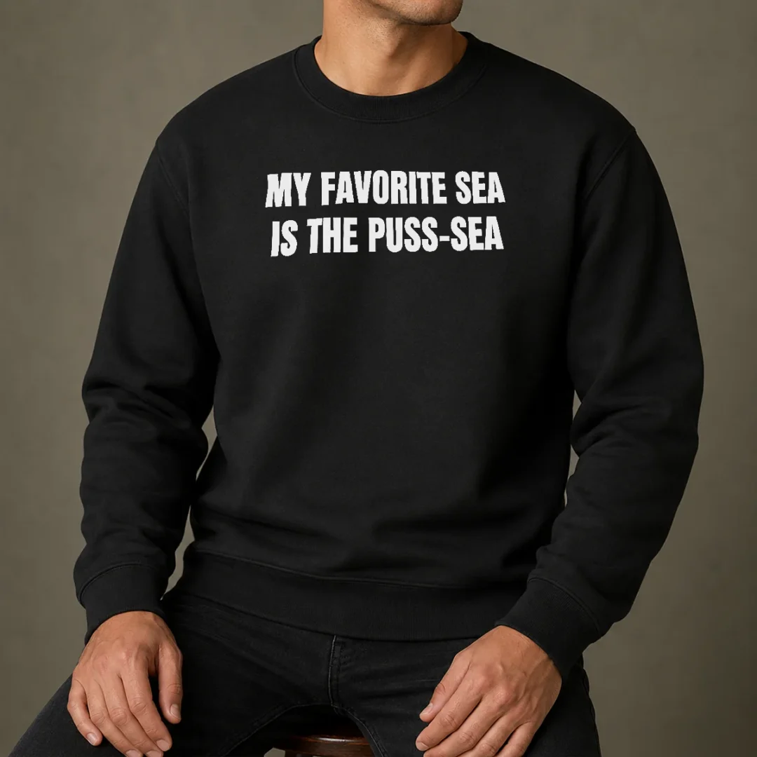 hot-my-favorite-sea-is-the-puss-sea-sweater Hot My Favorite Sea Is The Puss Sea Sweater