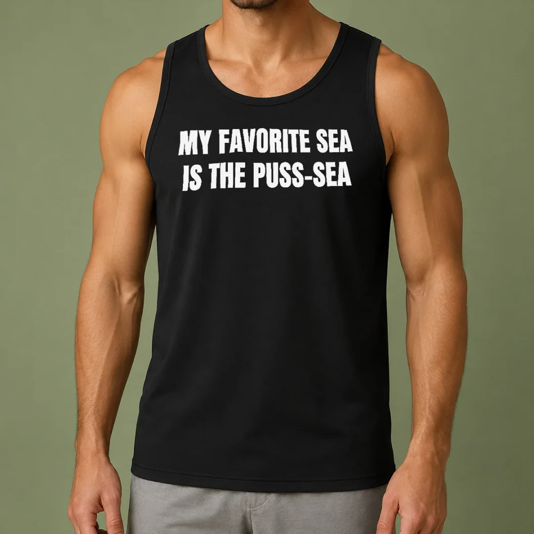 hot-my-favorite-sea-is-the-puss-sea-tank-top Hot My Favorite Sea Is The Puss Sea Tank Top