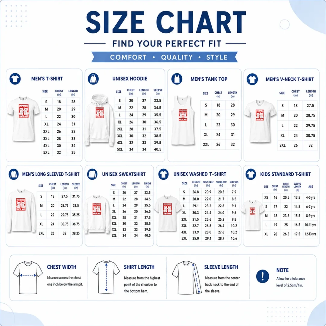 hot-nice-billionaires-are-not-your-friends-cats-are-kitten-size-chart Size chart for Hot Nice Billionaires Are Not Your Friends Cats Are Kitten with measurements in inches and cm
