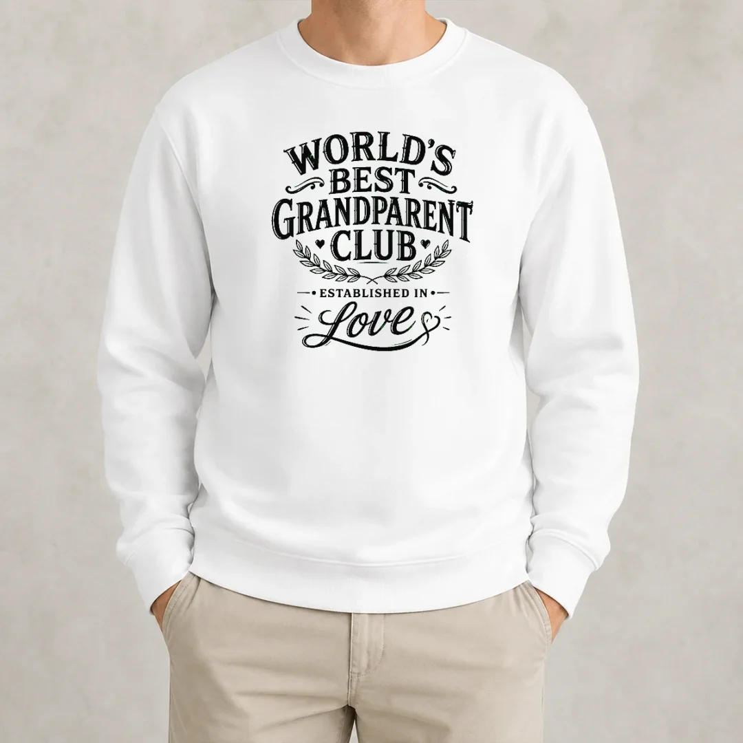 hot-nice-grandparents-day-worlds-best-club-line-art-sweater Hot Nice Grandparents Day Worlds Best Club Line Art Sweater