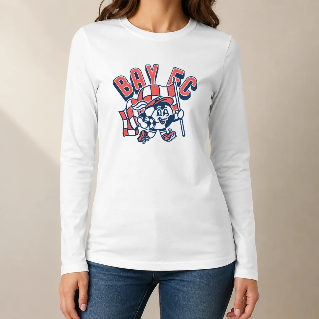 hot-nice-kid-s-bay-fc-soccer-player-ash-long-sleeve-shirt Hot Nice Kid'S Bay FC Soccer Player Ash Long Sleeve Shirt