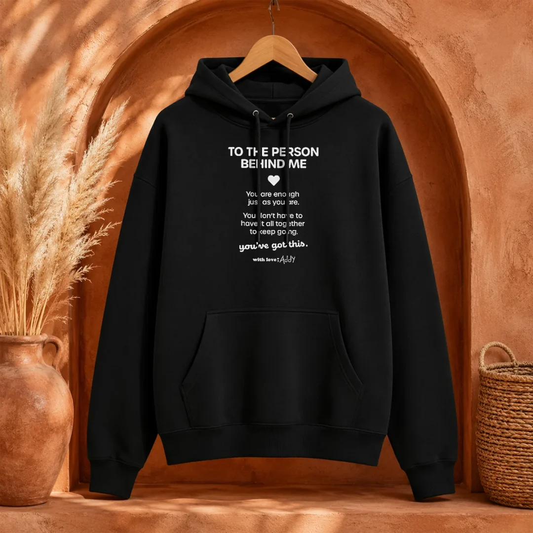 hot-nice-to-the-person-behind-me-you-are-enough-just-as-you-are-hoodie Hot Nice To The Person Behind Me You Are Enough Just As You Are Hoodie