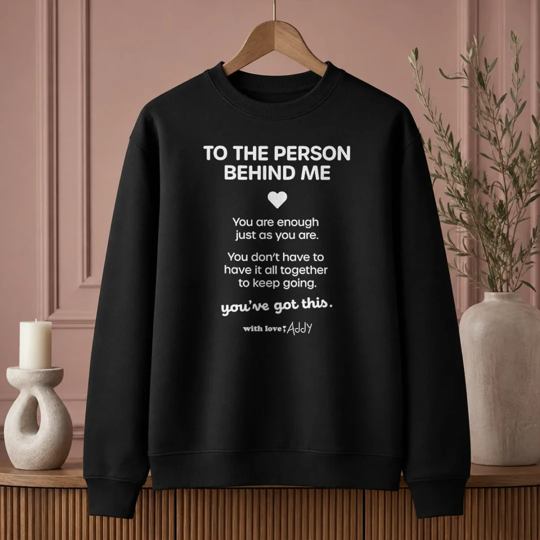 hot-nice-to-the-person-behind-me-you-are-enough-just-as-you-are-sweater Hot Nice To The Person Behind Me You Are Enough Just As You Are Sweater