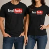 Hot No Ads Just Reading t shirt in classic fit with bold text design on front