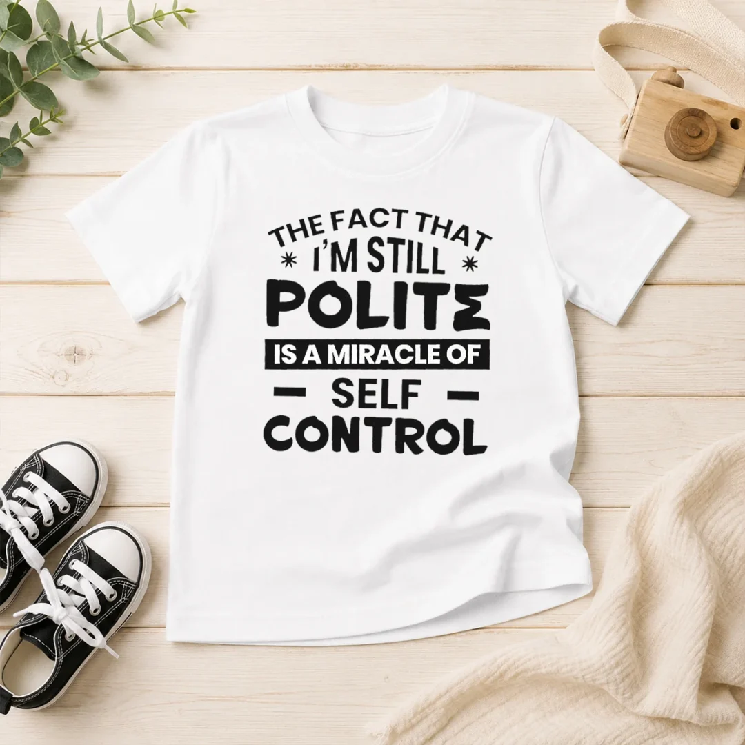 hot-official-sarcastic-humor-tee-the-fact-that-i-am-still-polite-is-a-miracle-of-self-control-kids-t-shirt Hot Official Sarcastic Humor Tee The Fact That I Am Still Polite Is A Miracle Of Self Control Kids T-Shirt