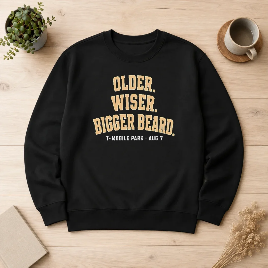hot-older-wiser-bigger-beard-t-mobile-park-aug-7-sweater Hot Older Wiser Bigger Beard T Mobile Park Aug 7 Sweater