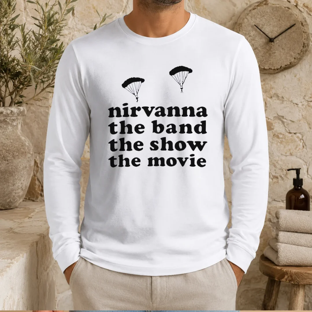 hot-original-nirvanna-the-band-the-show-the-movie-matt-johnson-long-sleeve-shirt Hot Original Nirvanna The Band The Show The Movie Matt Johnson long sleeve shirt in black with bold graphic print