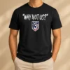 Hot Original U.S. Soccer USA Why Not US t shirt in classic crew neck, short sleeve cotton fabric