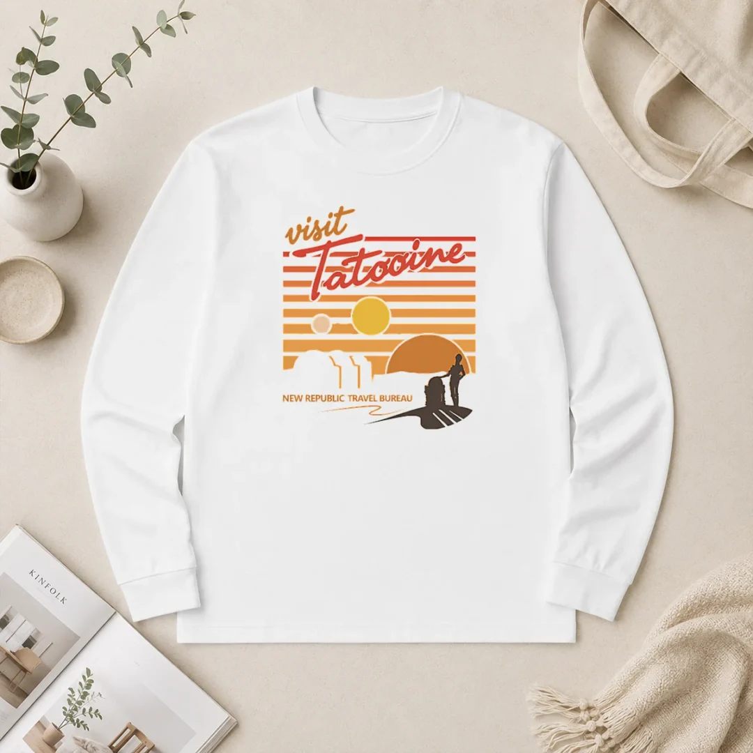 Hot Original Visit Tatooine Travel Bureau Long Sleeve Shirt Hot Original Visit Tatooine Travel Bureau Long Sleeve Shirt