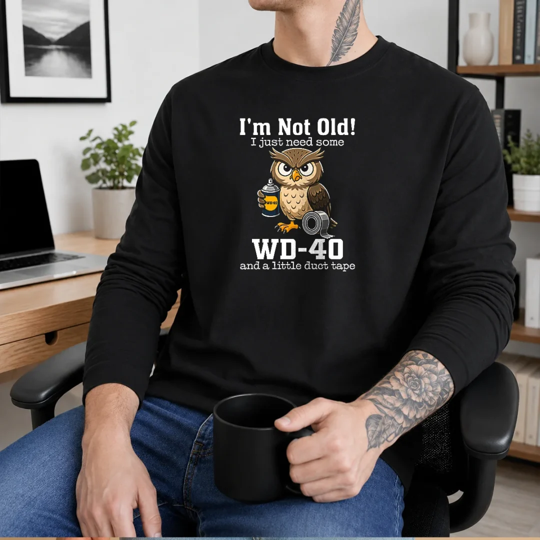 hot-owl-meme-wd-40-and-duct-tape-long-sleeve-shirt Hot Owl Meme WD 40 And Duct Tape Long Sleeve Shirt