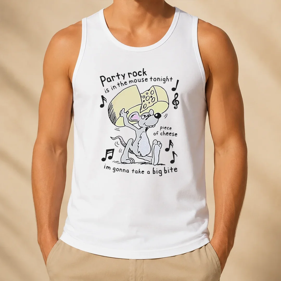 hot-party-rock-is-in-the-mouse-tonight-piece-of-cheese-im-gonna-take-a-big-bite-tank-top Hot Party Rock Is In The Mouse Tonight Piece Of Cheese Im Gonna Take A Big Bite Tank Top