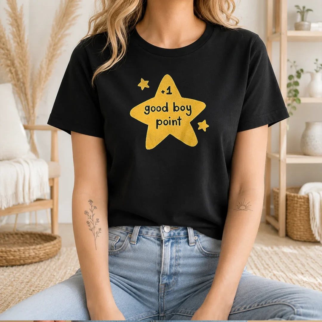 hot-plus-1-good-boy-point-star-reward-positive-reinforcement-t-shirt Hot Plus 1 Good Boy Point Star Reward Positive Reinforcement