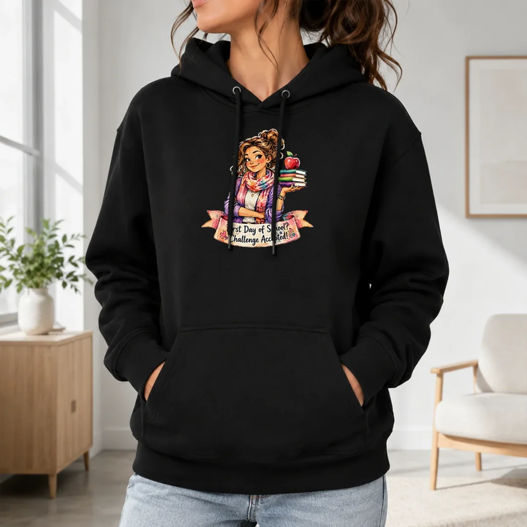 Hot Premium Back To School Funny Teacher Girls Watercolor Graphic Hoodie Hot Premium Back To School Funny Teacher Girls Watercolor Graphic Hoodie