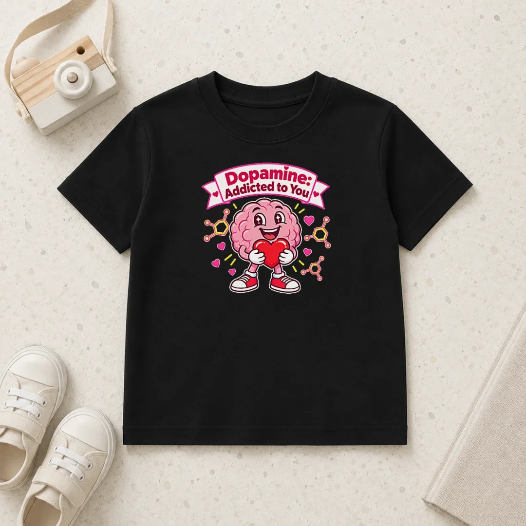 hot-premium-cute-dopamine-addicted-to-you-love-kids-t-shirt Hot Premium Cute Dopamine Addicted To You Love Kids T-Shirt