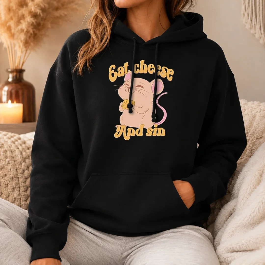 Hot Premium Eat Cheese And Sin Mouse Hoodie Hot Premium Eat Cheese And Sin Mouse Hoodie